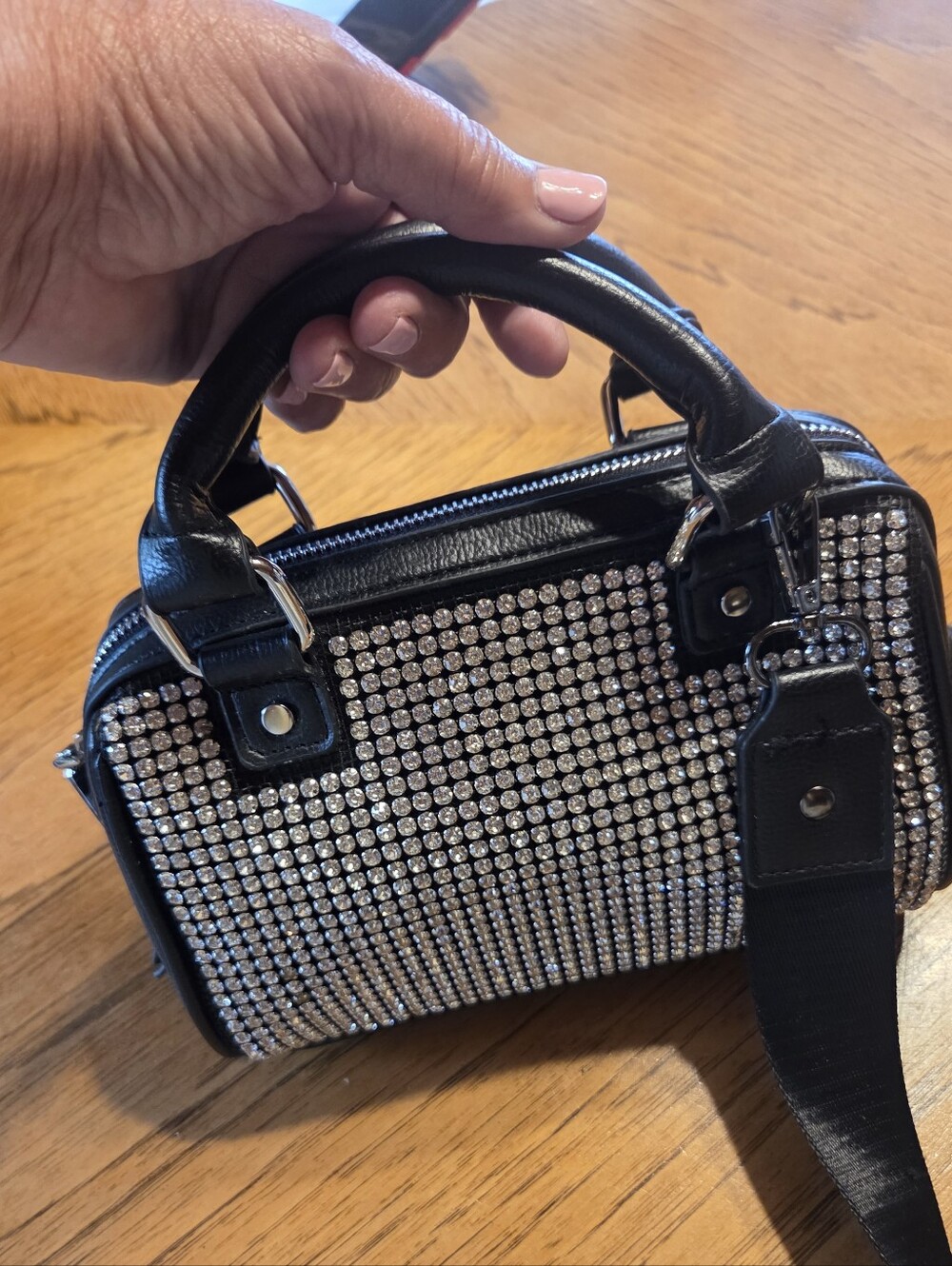 Madden NYC Crystal Barrel Bag Crossbody - Picture 8 of 12